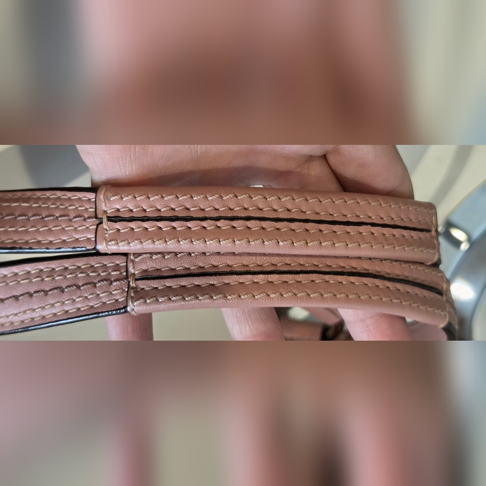 Coach Soho Lynn Hobo Bag Rose Pink Leather - Picture 8 of 15